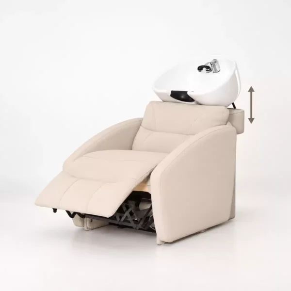 Мойка парикмахерская Сохо Ройс (2 мотора) (реклайнер + электро регулировка высоты раковины)